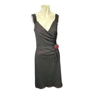 Frederick's of Hollywood Black dress with rose accent